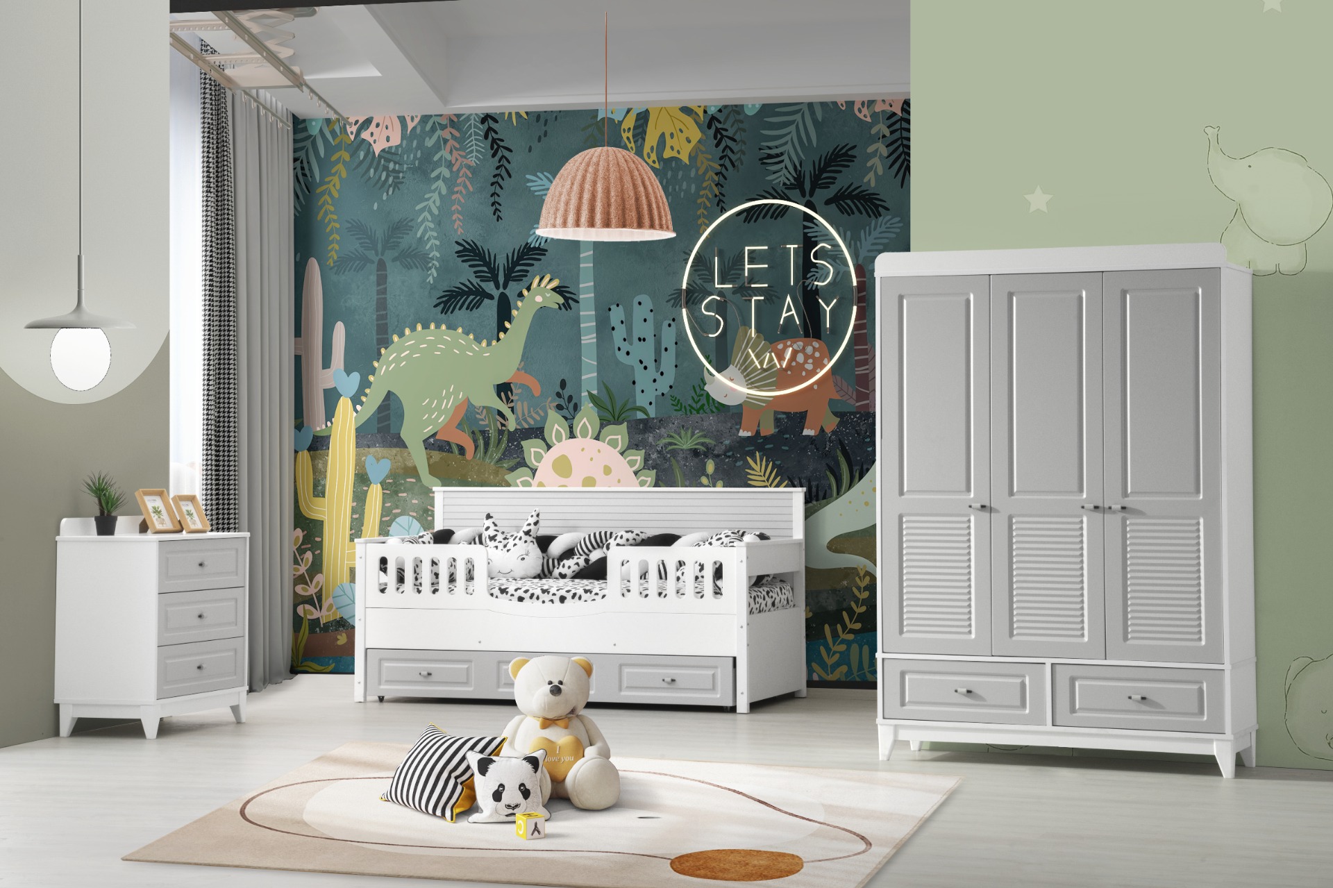 SİLVER BEBEK ODASI TAKIMI ( VİA )